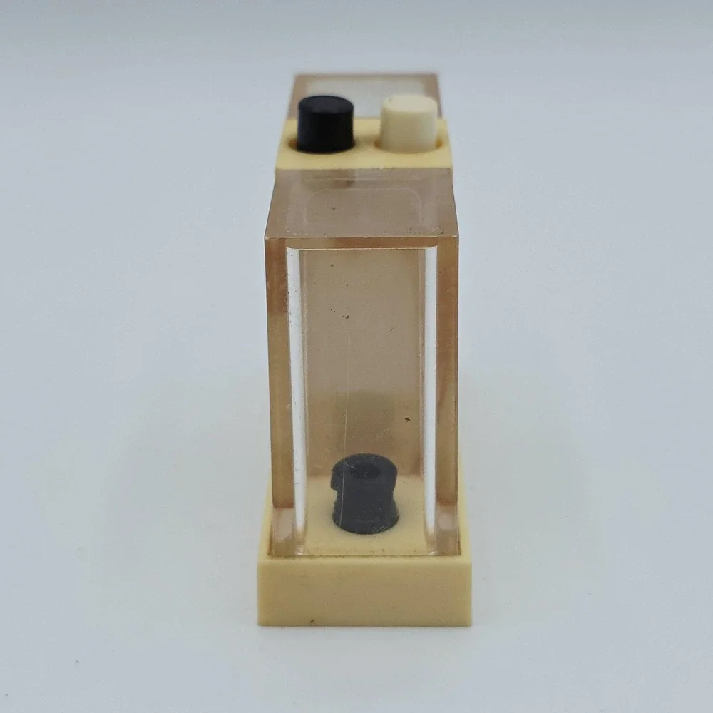 Vintage Idaho Sun Valley‎ State Souvenir Salt Pepper Shaker Cream Plastic Travel